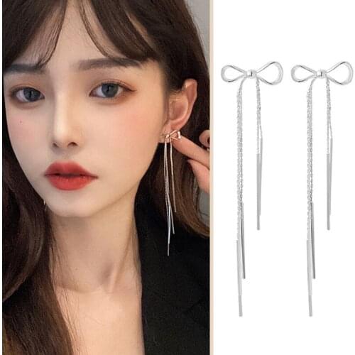 New Tassel Earrings Long Tassel Temperament Beautiful Dangle Earrings Jewelry For Women Girls NOV99
