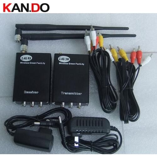 Elevator Transceiver Shaft Monitor Cctv 3W 2.4G Wireless Video Audio Transmitter Receiver FOR Cctv Camera FPV Transmitter 3W