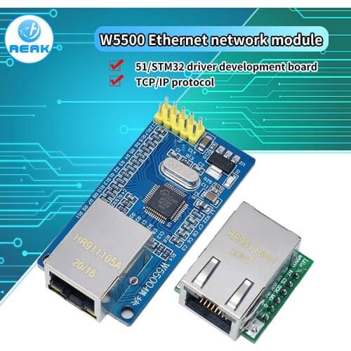 W5500 Ethernet network module hardware TCP / IP 51 / STM32 microcontroller program over W5100