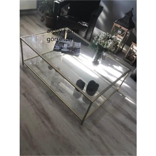 Modern Metal Gold Medium Coffee table coffe table