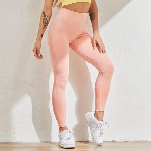SALSPOR Sports Leggings Women Yoga Sweatpants Fitness High Waist Push Up Buttocks Breathable Pants Seamless Running Leggings