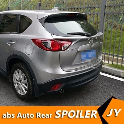 For MAZDA CX-5 Roof Spoiler 2014-2017 MAZDA CX-5 Roof spoiler High Quality ABS Material Car Rear Wing Primer Color Rear Spoiler