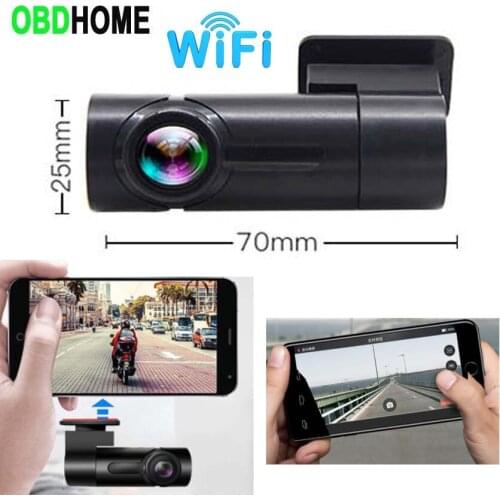 New WIFI Car Dash Cam Hidden 1080P Front Rear Camera DVR Detector With GPS Mini Dash Camera Night Vision Video Recorder Auto