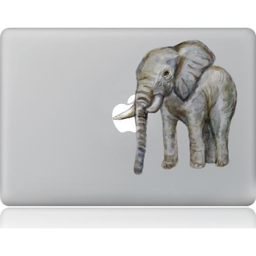 Ink painting elephant Vinyl Decal Laptop Sticker for macbook Pro Air 13 inch Cartoon laptop Skin shell for mac book