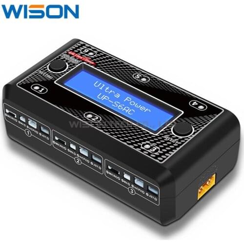 Ultra Power UP-S6 UP-S6AC 6x4.35W 1S AC/DC LiPO/LiHV Battery Charger With Micro MX mCPX JST Fpr RC Models Multicopter Part Accs