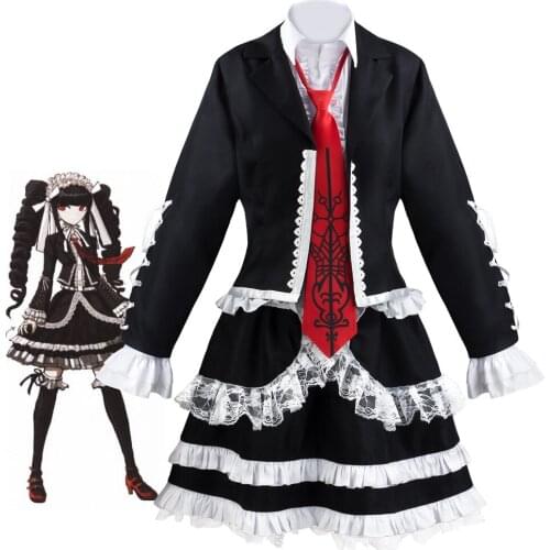 Female Yasuhiro Taeko Cosplay Costume Anime Lolita Dress School Uniform Halloween Party Outsuit for Womens Girls