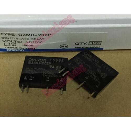 10PCS/Lot G3MB-202P-5VDC G3MB-202P 5V DC-AC SSR IN 5VDC Out 240VAC 2A Solid State Relay