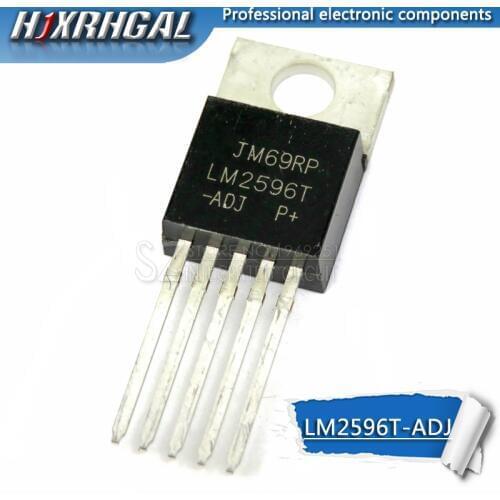 10pcs/lot LM2596T-ADJ LM2596T LM2596 2596T-ADJ TO-220 new hjxrhgal