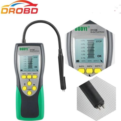 DUOYI Car Brake Fluid Tester DY23/DY23B Accurate Test Automotive Brake Fluid Water Content Check Universal Oil Quality DOT 3/4/5