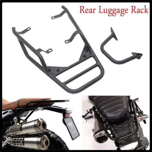 For BMW R NINE T NineT R9T 2014-2017 2015 Motorcycle Rear Luggage Rack Carrier Support Shelf Holder Passenger Hand Rail Bar Grip
