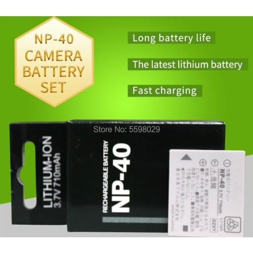 710mAh NP-40 CNP40 NP40 Digital Camera Battery for FUJIFILM EX-Z30/Z40/Z50/Z55/Z57/Z750 EX-P505/P600/P700 PM200 Battery