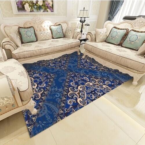 Persian Morocco Large Carpet Livingroom American Style Carpets Bedroom Retro Ethnic Sofa Table Rug Study Floor Mat Home Decor