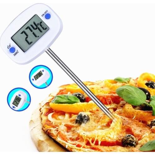 Digital Electronic Probe Cooking Food Meat Chocolate Oven Milk Water Oil Temperature Sensor LCD Display for Kitchen Test Tool