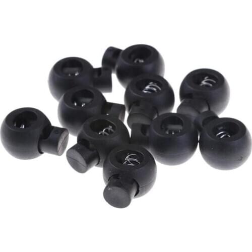 Ten packs of plastic tightening buckle spring buckle fixed rope buckle threaded buckle pig nose buckle
