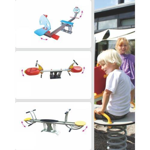 Kiddie seesaw spring rider park equipment YLW-SR20191135