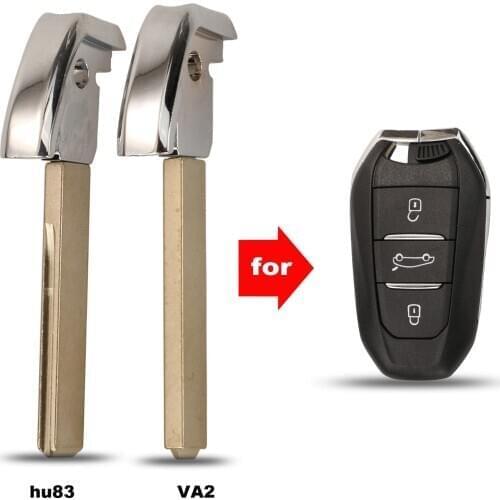 Jingyuqin 1p Remote Blank Key Uucut Blade For Peugeot 308 508 For Citroen C4 DS4 DS5 Smart Key
