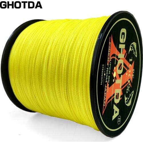 GHOTDA 8 Strands 300M Japanese Braided Fishing Line Multifilament Fishing Line Spinning Line Carp Fishing Fishing Carp 18-96LB