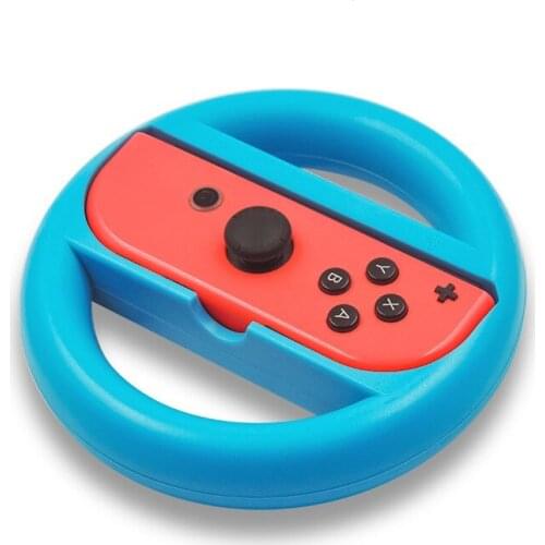 2PCS left and right ABS gamepad steering wheel controller, suitable for Nintendo SWITCH NS NX Joy-Con gamepad steering wheel