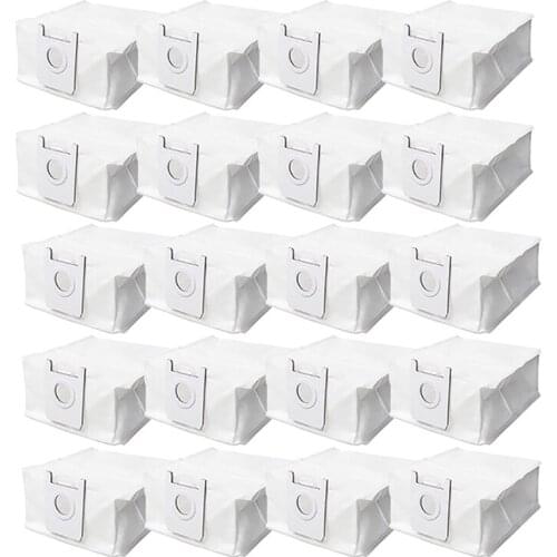 Durable Fit For Roidmi EVE Plus Robot Vacuum Cleaner Parts Dust Bag Garbage Storage Bag Replacement Accessories 20Pack