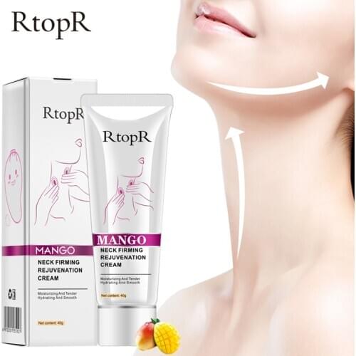 RtopR Neck Firming Rejuvenation Cream Anti-wrinkle Firming Skin Whitening Moisturizing Neck Serum Mild Peeling Beauty Neck Care