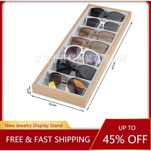 Sunglasses Jewelry Display Box Storage Box Tray Sunglasses Glasses Display Tray Box Stand
