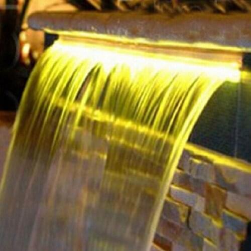 3pcs X waterproof 600mm length lip 25mm LED waterfall light spa pool water jet led light and with remote with 110v-240v driver