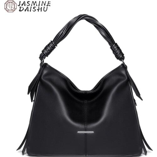 JASMINEDAISHU New High Quality PU Leather Messenger Bags For Women Fashion Retro Lychee Pattern Ladies Shoulder Bags Female 2021