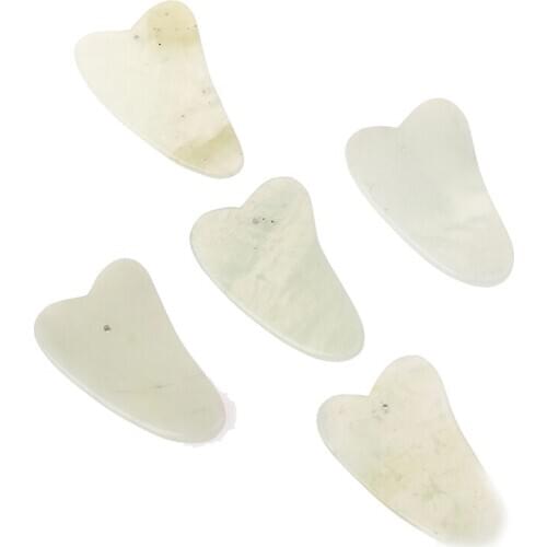 1pc Face Massager Plate Board Jade Stone Slimming Face Lifting Massager Eye Face Neck Thin Tools Scraping Skin Plate Board New