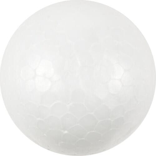 10 x Christmas Decoration Modelling Craft Polystyrene Foam Ball Sphere 6cm---White