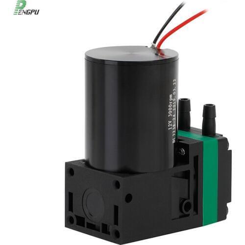 12V/24V 0.3L/m -55kPa Quiet Self-priming Micro Diaphragm Pump for Air and Liquid Small Water Pump Waste Water Treatment
