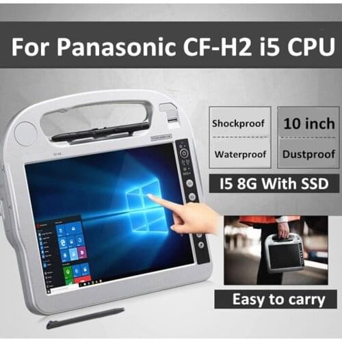 2021 Top-rated For P.anasonic Toughbook CF H2 Lapotp CF-H2 tablet I5 3437 4G ram with SSD for alldata software mb star c4 c5 c6
