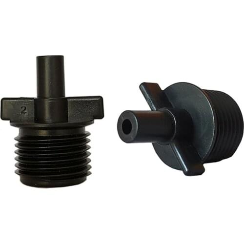 8Pcs 7.5mm Outer Diameter to 1/2'' Male Thread Connector Garden Greenhouse Irrigation Watering System Fittings