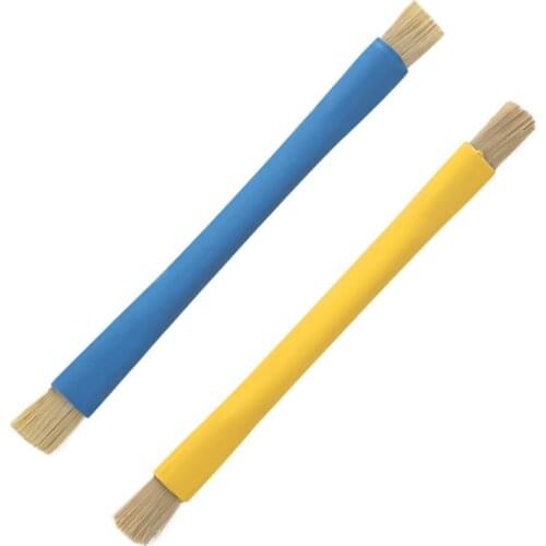 Double Head Anti-Static Brush Insulation Hard Brush IC Chip Motherboard Clean Dust Repair Tool For Mobile Computer Cleaning