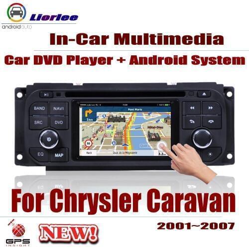 Auto Navigation For Chrysler For Dodge Caravan 2001-2007 Android Multimedia DVD Player Radio Stereo System Screen