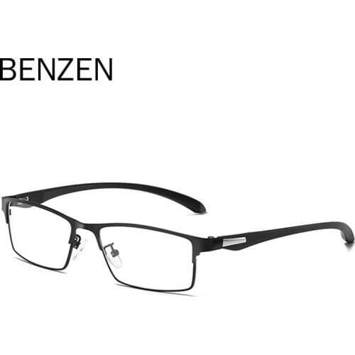 BENZEN Blue Light Blocking Glasses Men Computer Glasses Myopia Glasses Frames Ultra Light Optical Eyeglasses Frame For Women