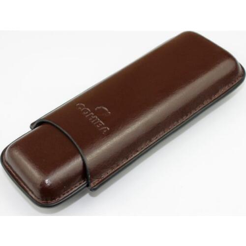 High Quality Genuine leather Cigarette Case Home Outdoor Travel Trendy Portable Cigar Moisturizing Box Brown Cigar Holder LFB445