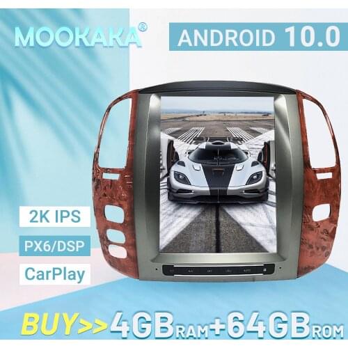 For LEXUS LX470 Car GPS navigation DVD player Stereo Satnav Head Unit Multimedia Radio Tape Recorder IPS