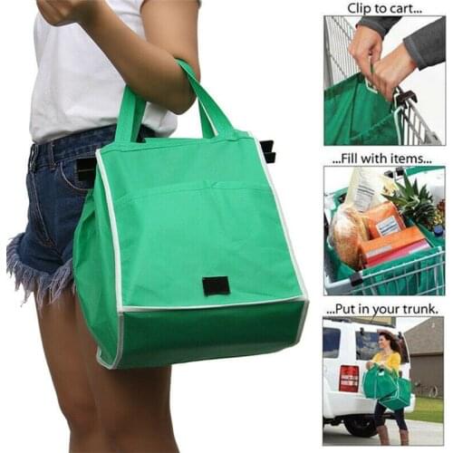 Eco-friendly Reusable Large Trolley Shopping Bag Magic Fish Foldable Supermarket Large Capacity Tote Bag Shopping Bag