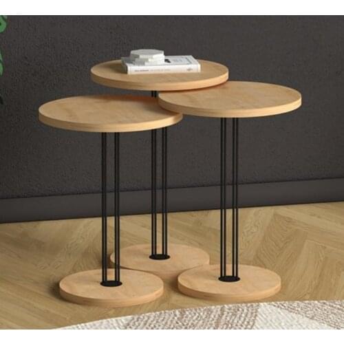 Situating coffee table naturel color Zigon coffee table MADE IN TURKEY