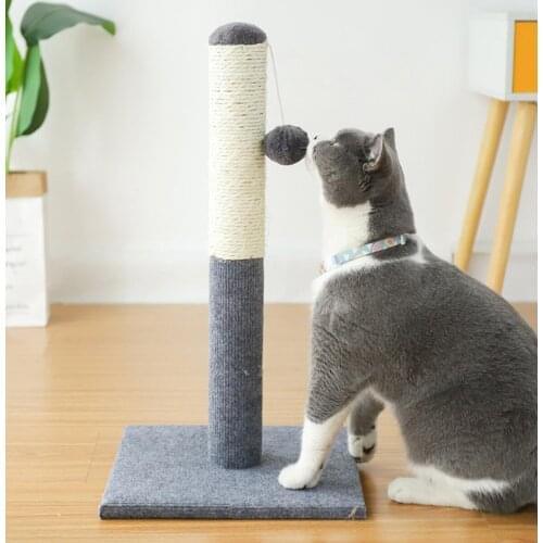 Cat Scratching Post Cat Climbing Frame Tree Tower Playing Ball Toys Jumping Platform Furniture Pet Products