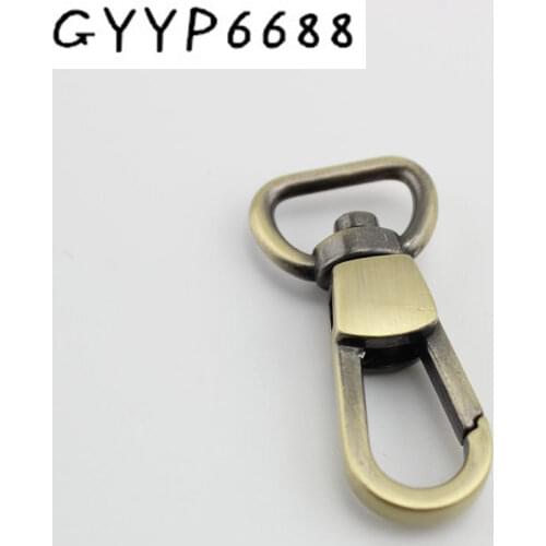 50pcs 100pc 37*18mm Fashion swivel hooks hardware hook clasp trigger snap hook metal swivel clasp lobster claws