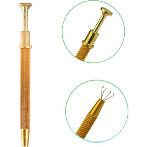 1Pc Jakemy Metal Grabber JM-T8-11 Precision Parts Grabber IC Chip Components Catcher Clamping Clip Pick Up Tools Four Claw