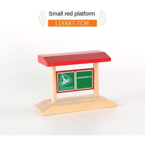 P150 Adjustment Station Christmas Gift Toy Compatible Wooden Track and Brio Wooden Educational Train Boy / Children Wood