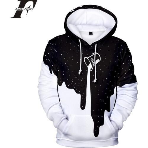 Aikooki Hot Spilled Milk Space Galaxy 3D Hoodies Sweatshirt Women/Men Hoodies Regular Sweatshirt Fashion Clothes Plus Size 4XL