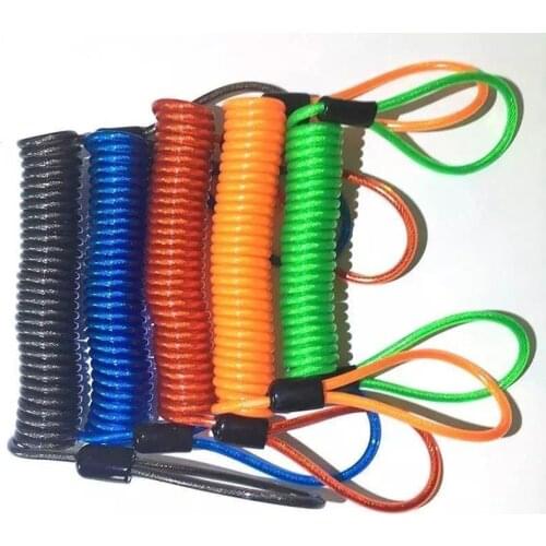 Bicycle anti-theft rope locking spring locking alarm panel motorcycle anti-theft protector for Gucci Vespa motorcycle