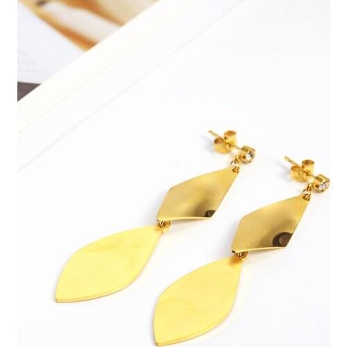 OUFEI Drop Earrings For Women Jewelry Accessories Stainless steel Earrings Woman Valentines Day Gift Gifts For Women Bohemia