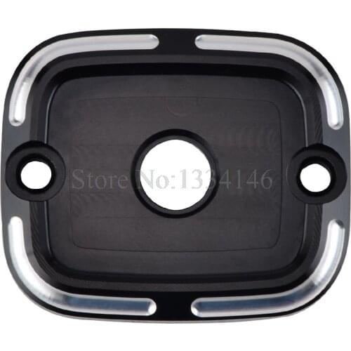 NICECNC Front Brake Fluid Reservior Cover Master Cylinder Cap For Harley Dyna 06-2017 Softail 06-14 Touring Custom CVO Road King