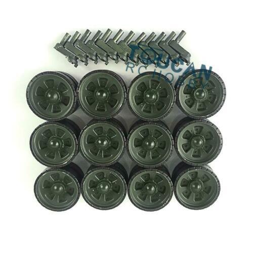 1/16 Heng Long Scale Russian T90 RC Tank 3938 Deep Green Metal Road Wheels TH00587-SMT2
