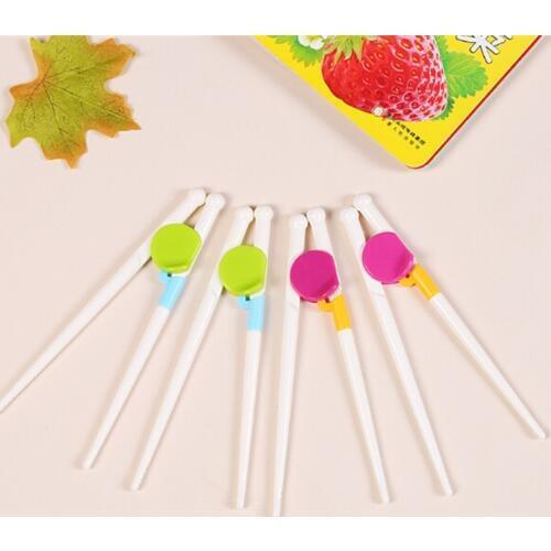 1Pair New Style Ages 2+ Children Chopsticks Kids Baby Learning Training Chopsticks For Right Hand Home Childrens Products