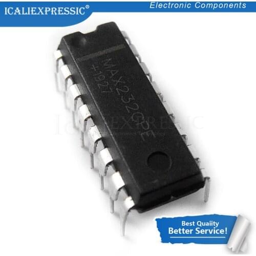10PCS MAX232CPE DIP16 MAX232C DIP MAX232 DIP-16 MAX232EPE RS-232 Drivers/Receivers new and original